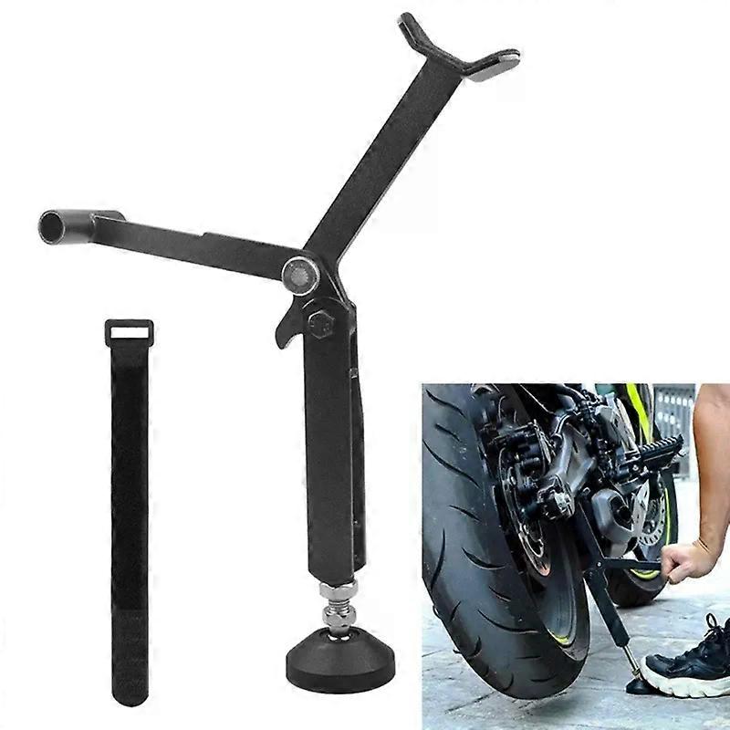 Motorcycle Rear and Front Wheel Stand Lift Trail Stand Easily And Practical Foldable Lifting Frame Stable Swingarm Lift