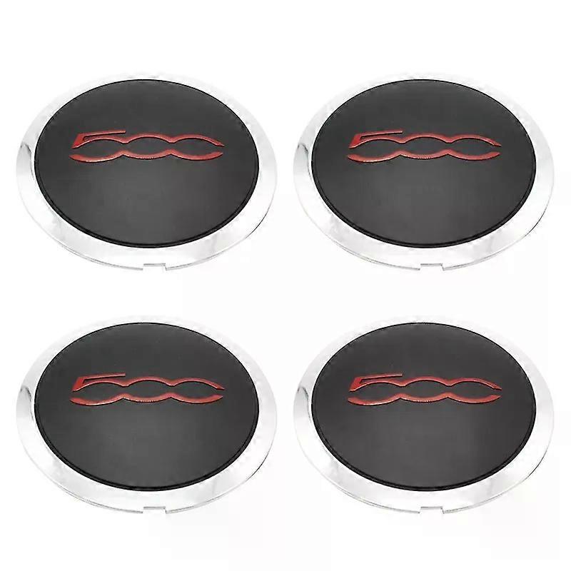 4pcs 133mm Hubcap Fit για Fiat 500 Τροχοί Κεντρικό Σύνολο Πλήμνης 68078419ac 68078421ac Κάλυμμα σκόνης 51884863