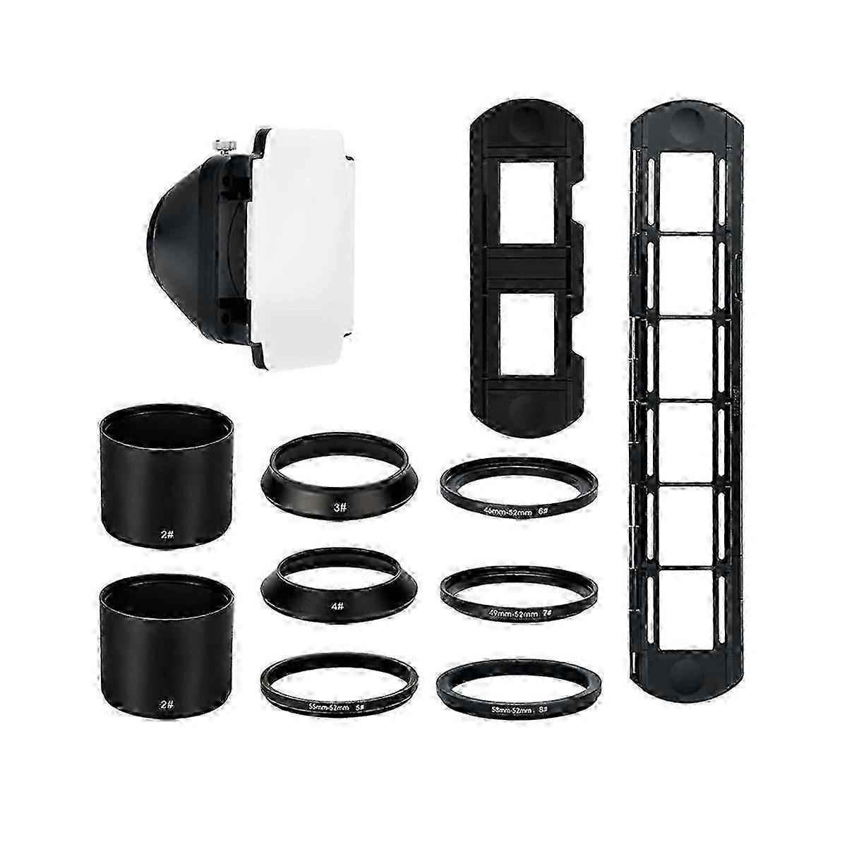 35Mm Film Digitizing Adapter Set Negative Copying Slide Strip Scanner Holder Film Scanner Accessory(led Not Included)  hk