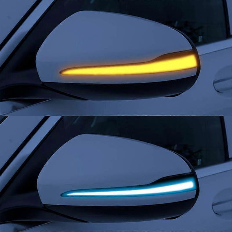 Applicable 2pcs Dynamic Blinker For Mercedes Benz C E S GLC W205 X253 W213 W222 V Class W447 LED Turn Signal Light Side Mirror Indicator