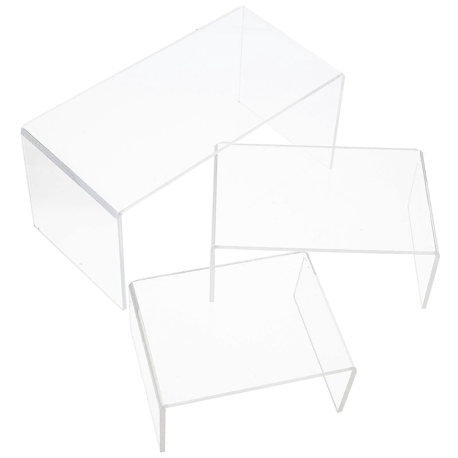 Here's a refined and professional product description based on your input:

 

**3pcs Acrylic Stepped Display Stand Set – Ideal for Cosmetics,