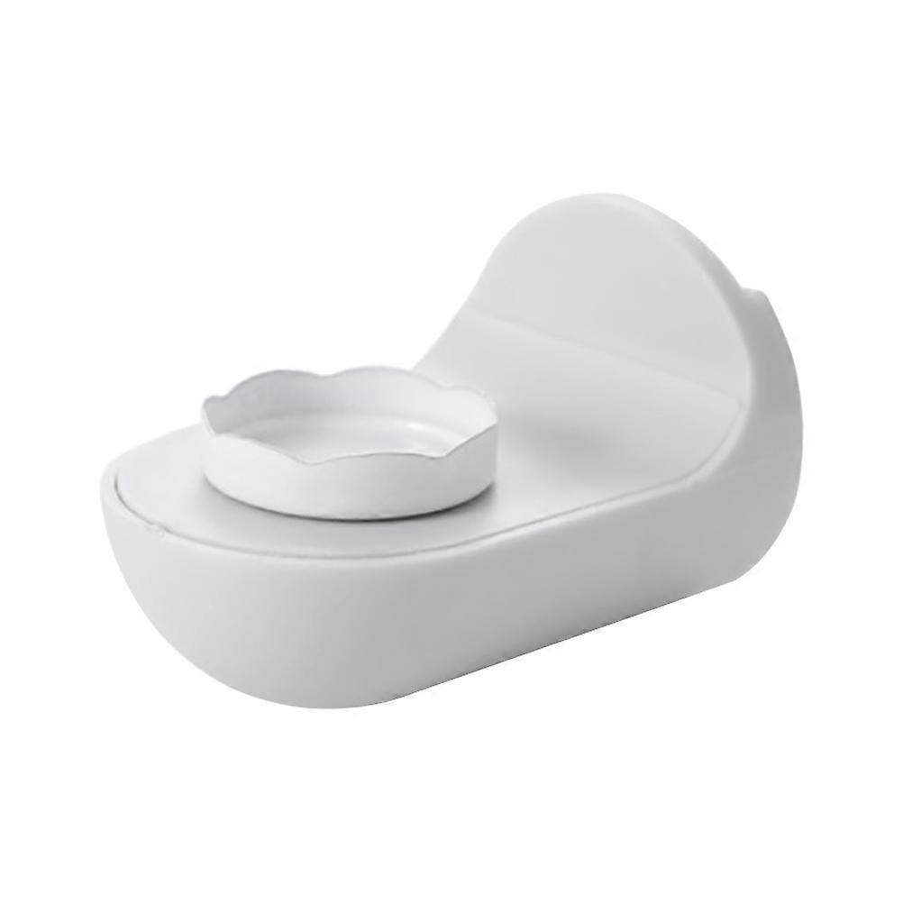 Creative Wall Mounted Soap Holder Designed For Bathroom Use With Rust Resistant ABS Material In Grey 1Pcs