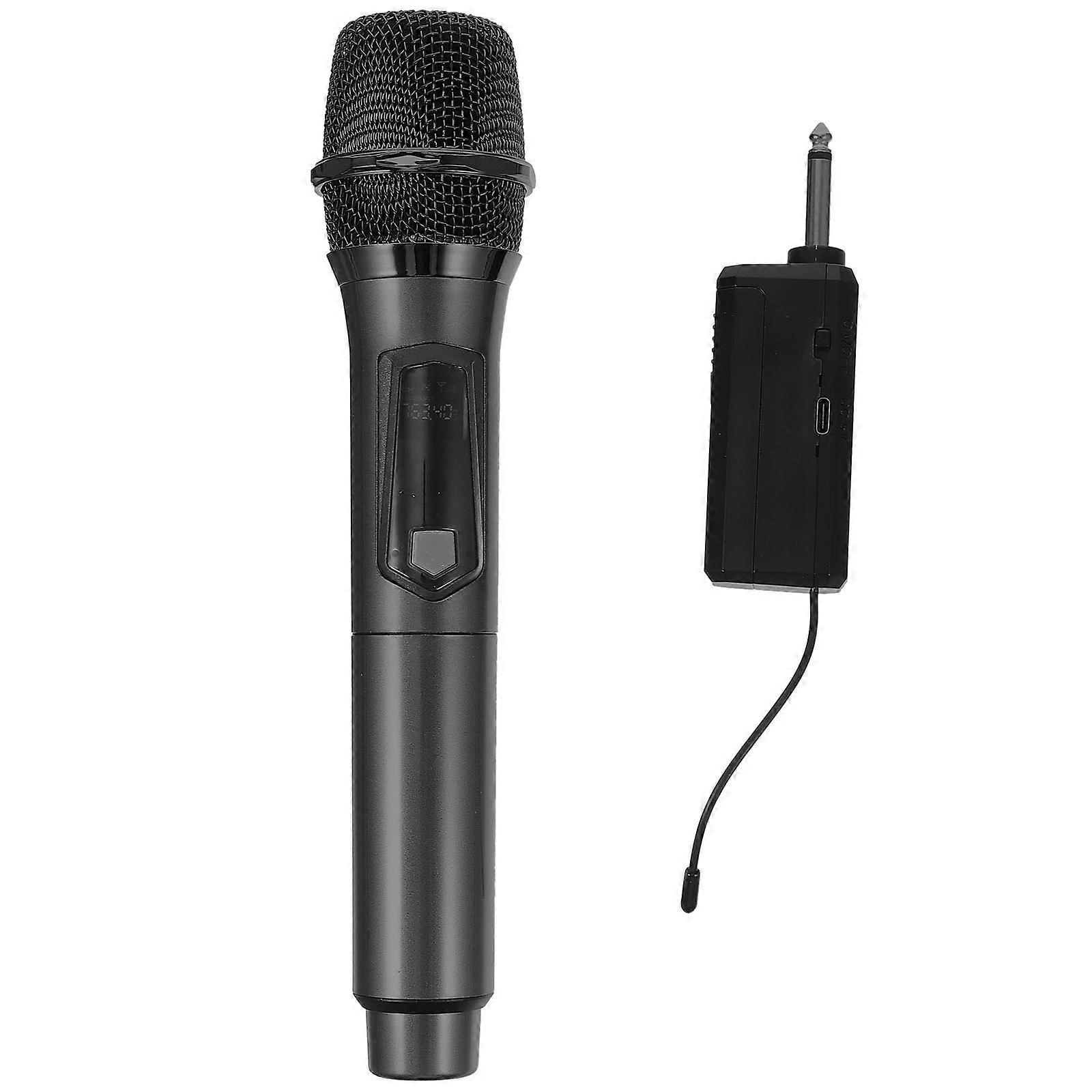 UHF693MHz Wireless Microphone For Fun At Birthday And Dance Parties Noise Reduction Handy For Home Use 1 Set