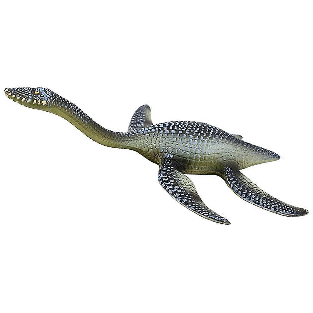 Realistic Solid Plesiosaur Dinosaur Model Educational Ornament for Imaginative Play and Scene Decoration