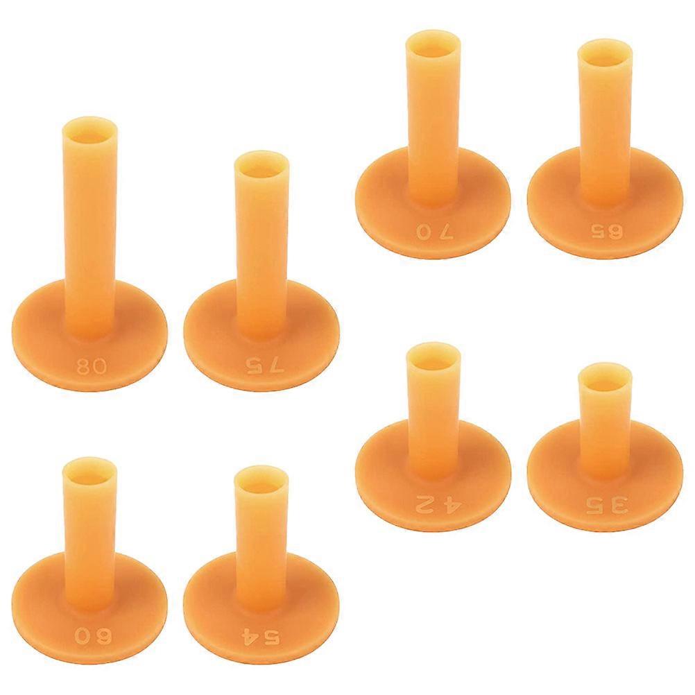 8Pcs Golfs Ball Holders Professional Design for Golf Enthusiasts Indoor Outdoor Practice Durable Rubber