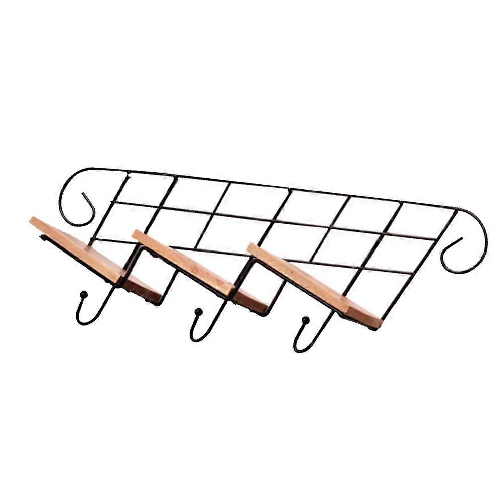 Wall Storage Shelf Iron Art Hanging Rack for Storage Use