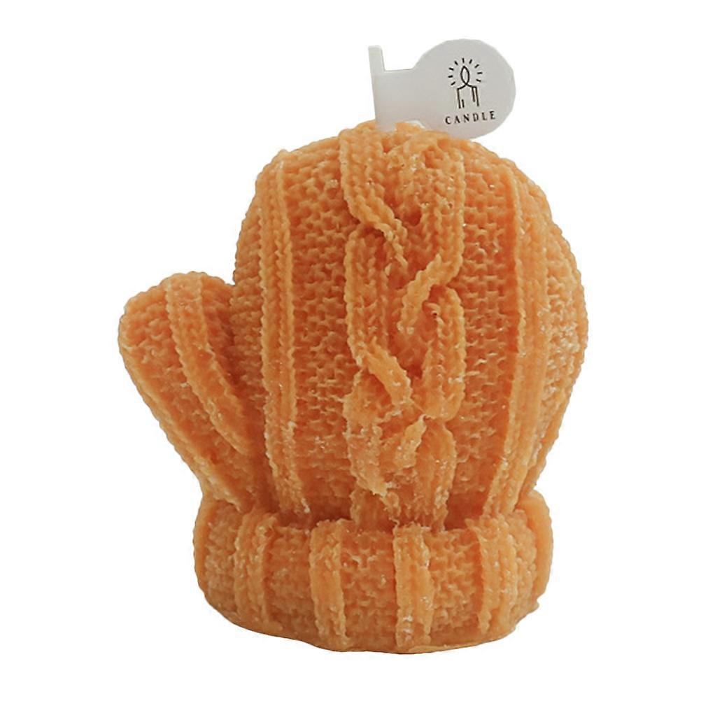 Unique Scented Candle Knitted Glove For Family Members Special Events 1Set