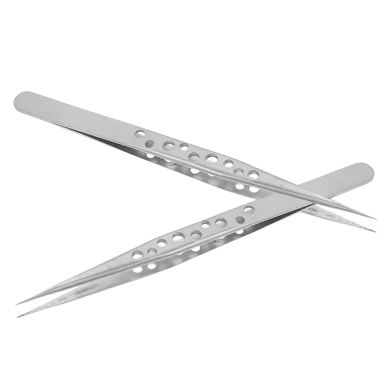 2Pcs Clip Tweezers Multi Function Stamper Tongs Practical Hobby Tool
