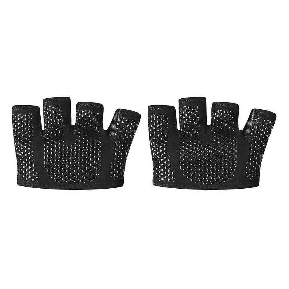 Breathable Non Slip Fingerless Gym Gloves for Men Women – Moisture Wicking Sports Gloves for Cycling, Weight Lifting – Durable and Comfortable Design