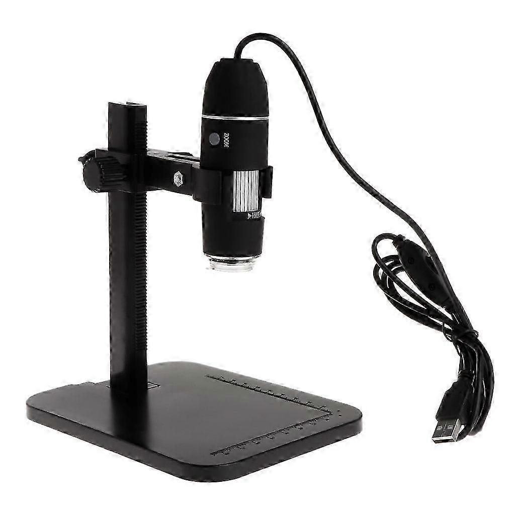 USB Digital Microscope Magnifier Camera Endoscope with Ruler Bracket Holder