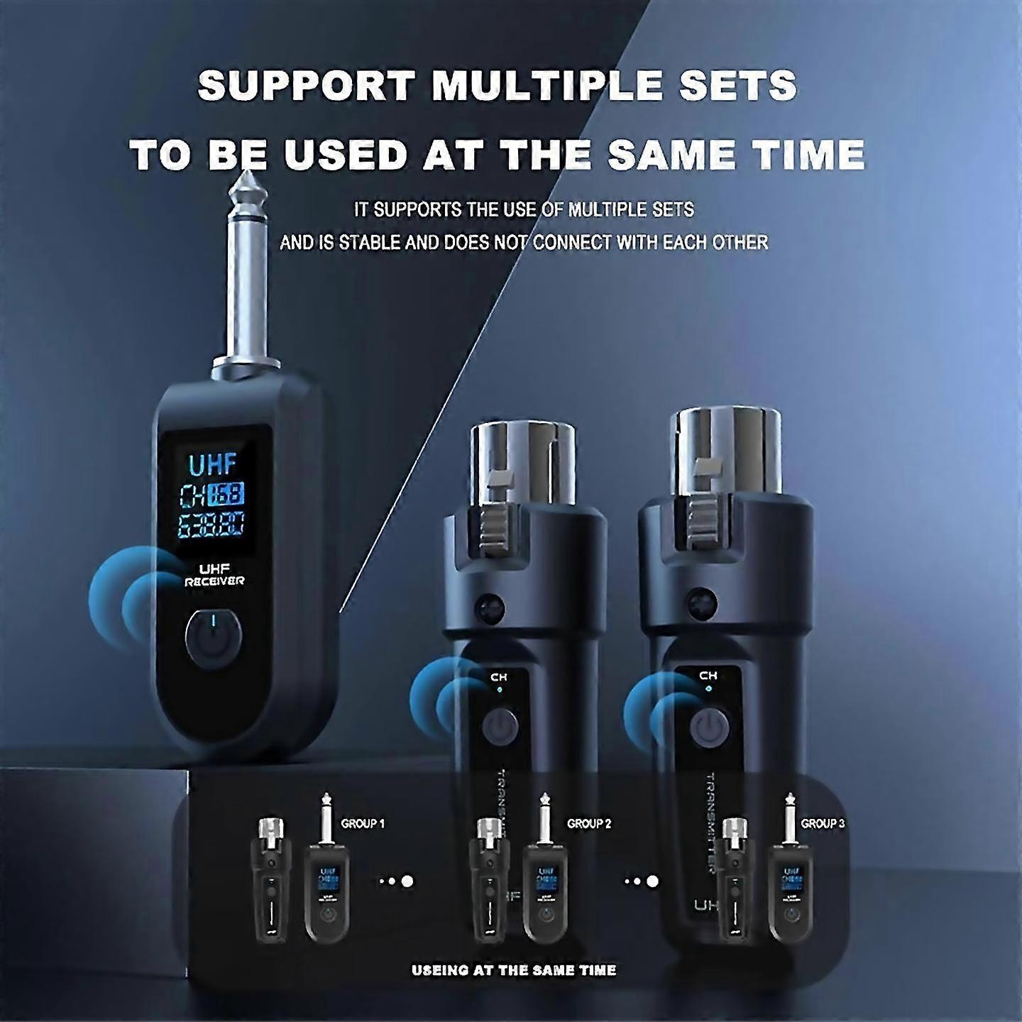 Für 635mm UHF XLR Adapter System Wireless Microphone Transmitter