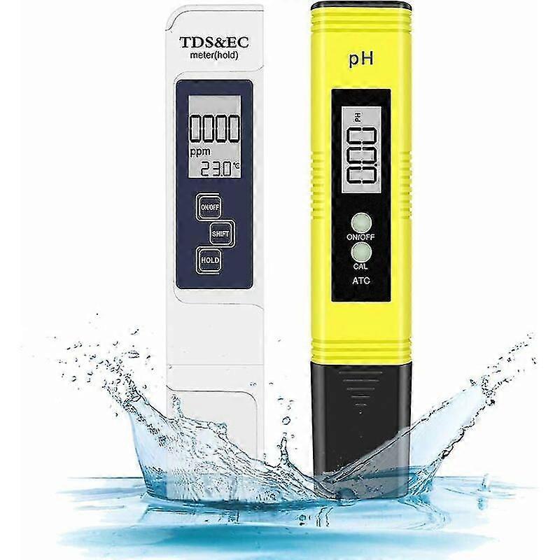 Title: High-Precision Digital pH and TDS Combo Meter - 0.05 pH Accuracy, +/- 2% Reading Accuracy, Yellow