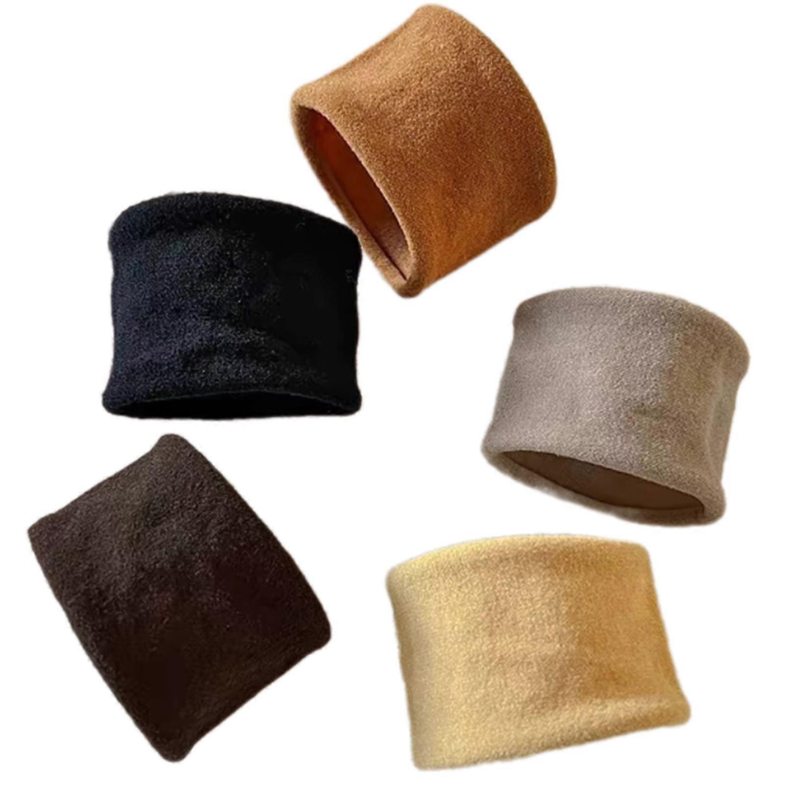 5 Pcs gaffe Resistente Laços de Cabelo Largo Com Elasticidade Para Rabos de Cavalo Altos Design Sem Costura Treino Correndo Bandas cor