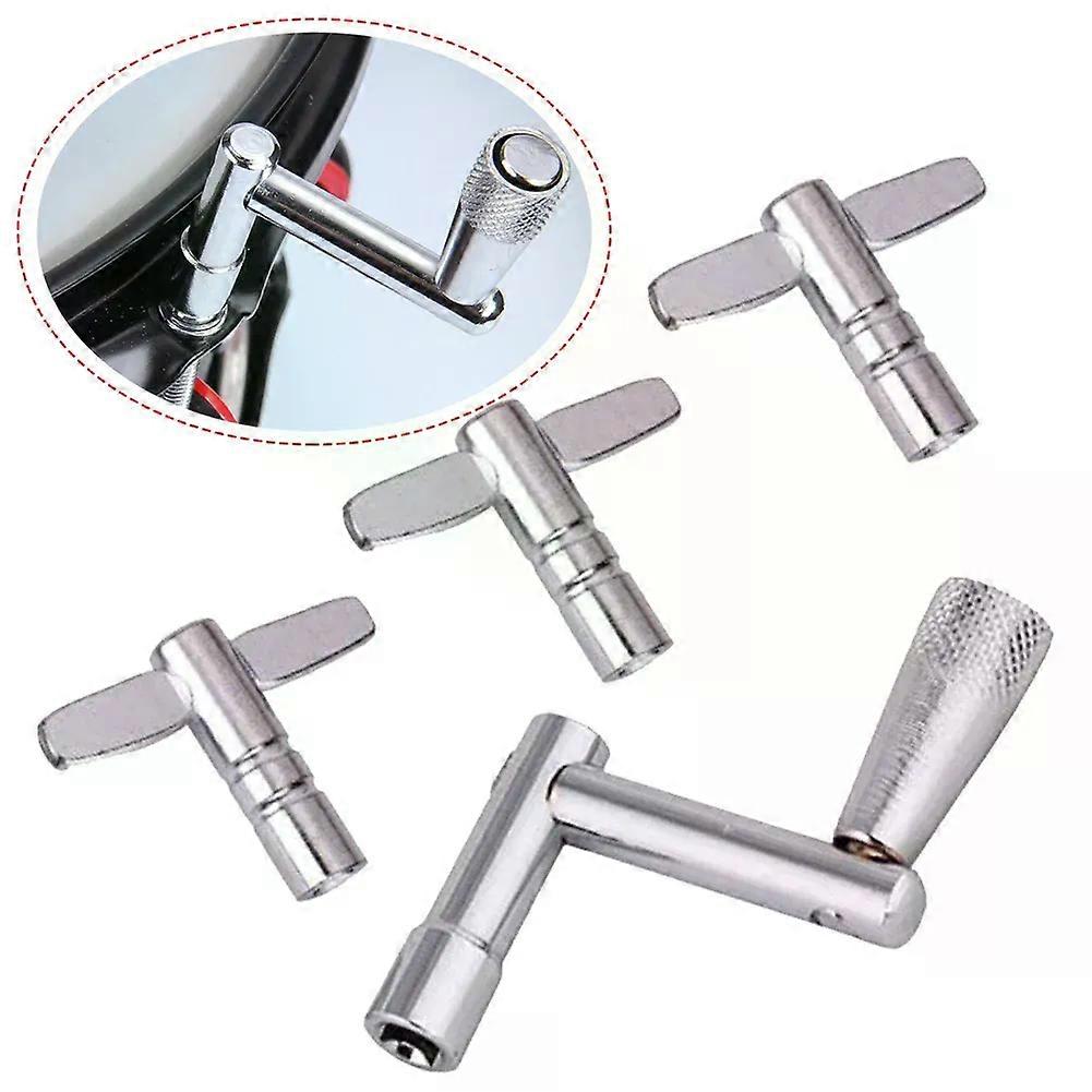 4 Pcs Drum Keys Set T Style Z Style Universal Drum Tuning Parts Standard Square Wrench 55mm Continuous Motion Speed Drum Key