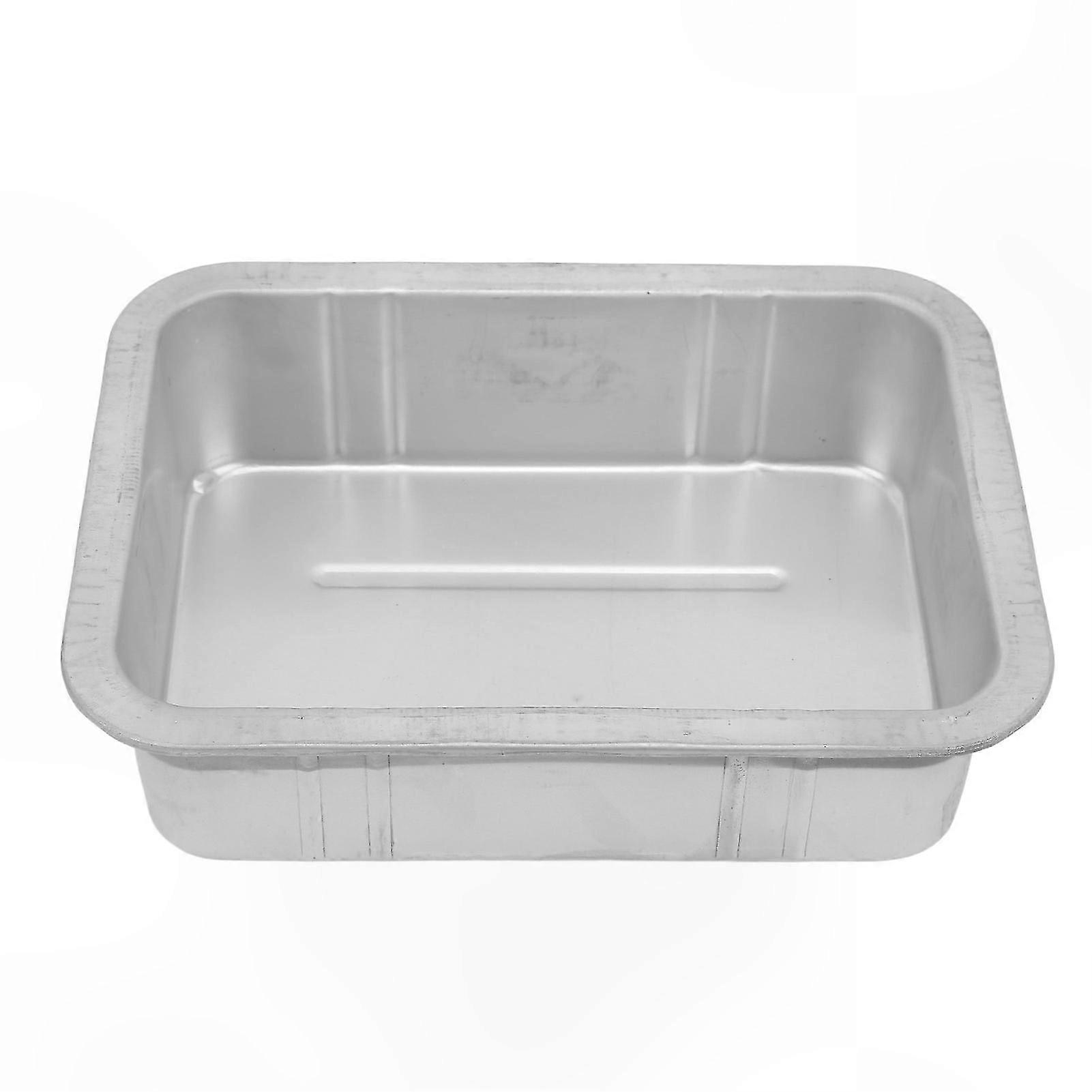 Universal Metal Oil Drain Pan for Automotive Use, 5L Capacity, Durable and Portable Design for Easy Oil Changes