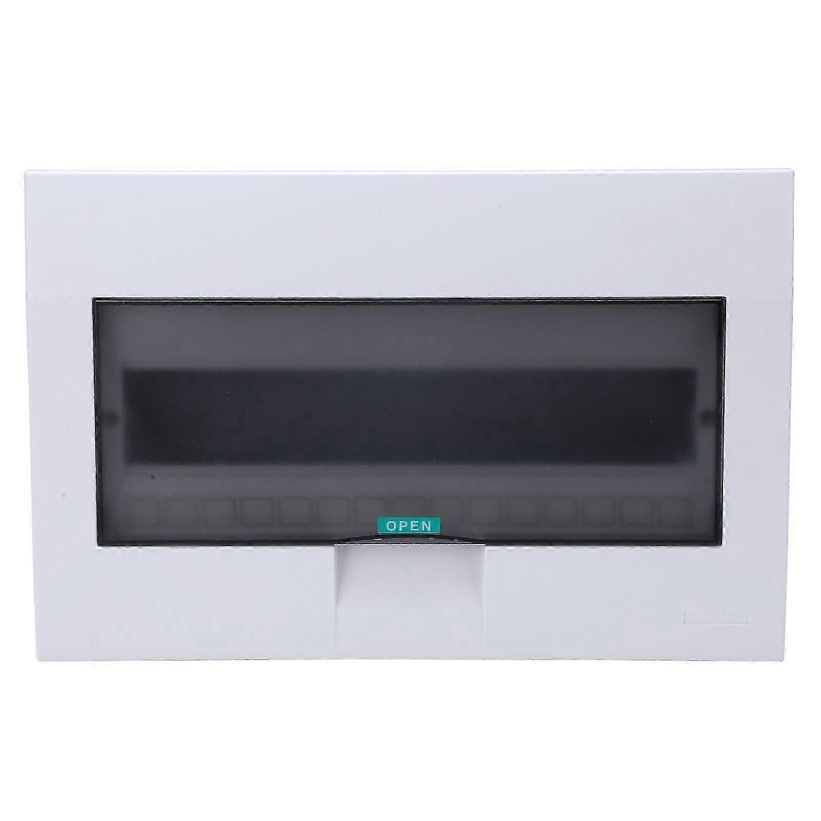 Wall-Mounted Protection Box for 15 Way Circuit Breaker with DIN Rail - Indoor Distribution Box Cover