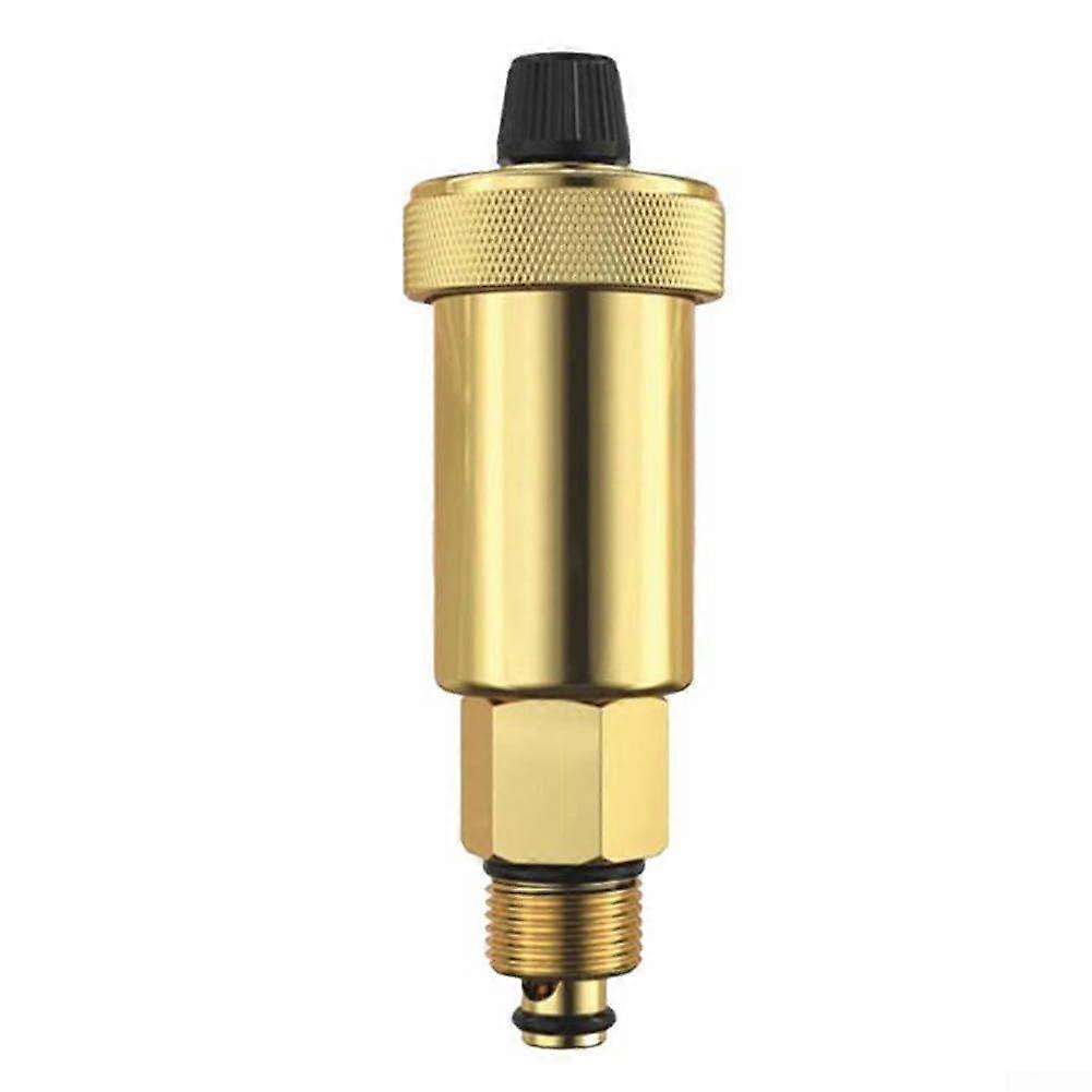 Automatic quick venting solution brass valve with shutoff function for performance in heating systems