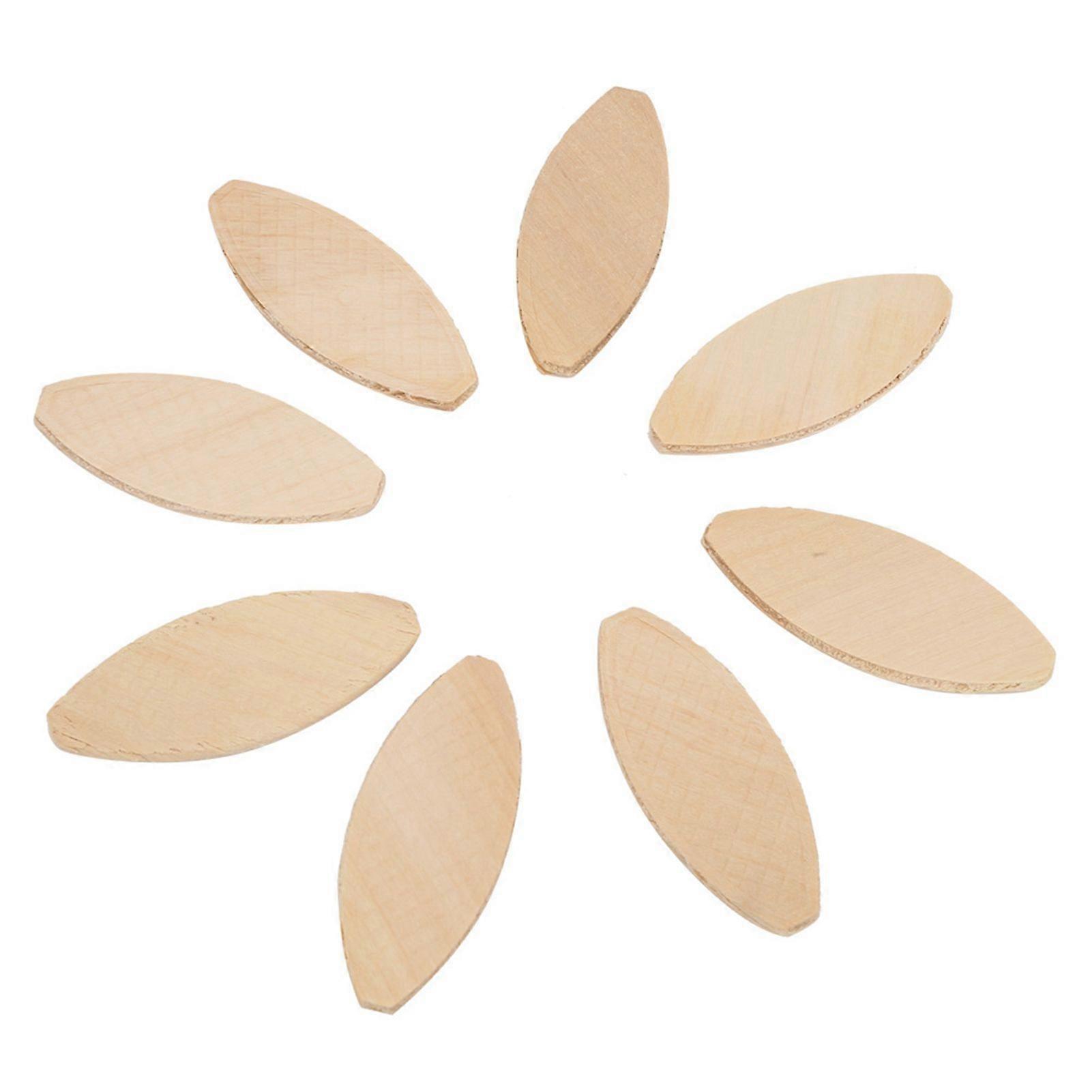 100pcs Wood Joining Biscuits Wood Board Docking Tool 20#