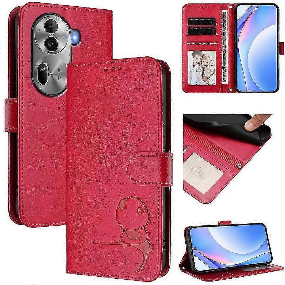 RFID Blocking PU Leather Flip Case with Card Slots, Kickstand & Mag...
