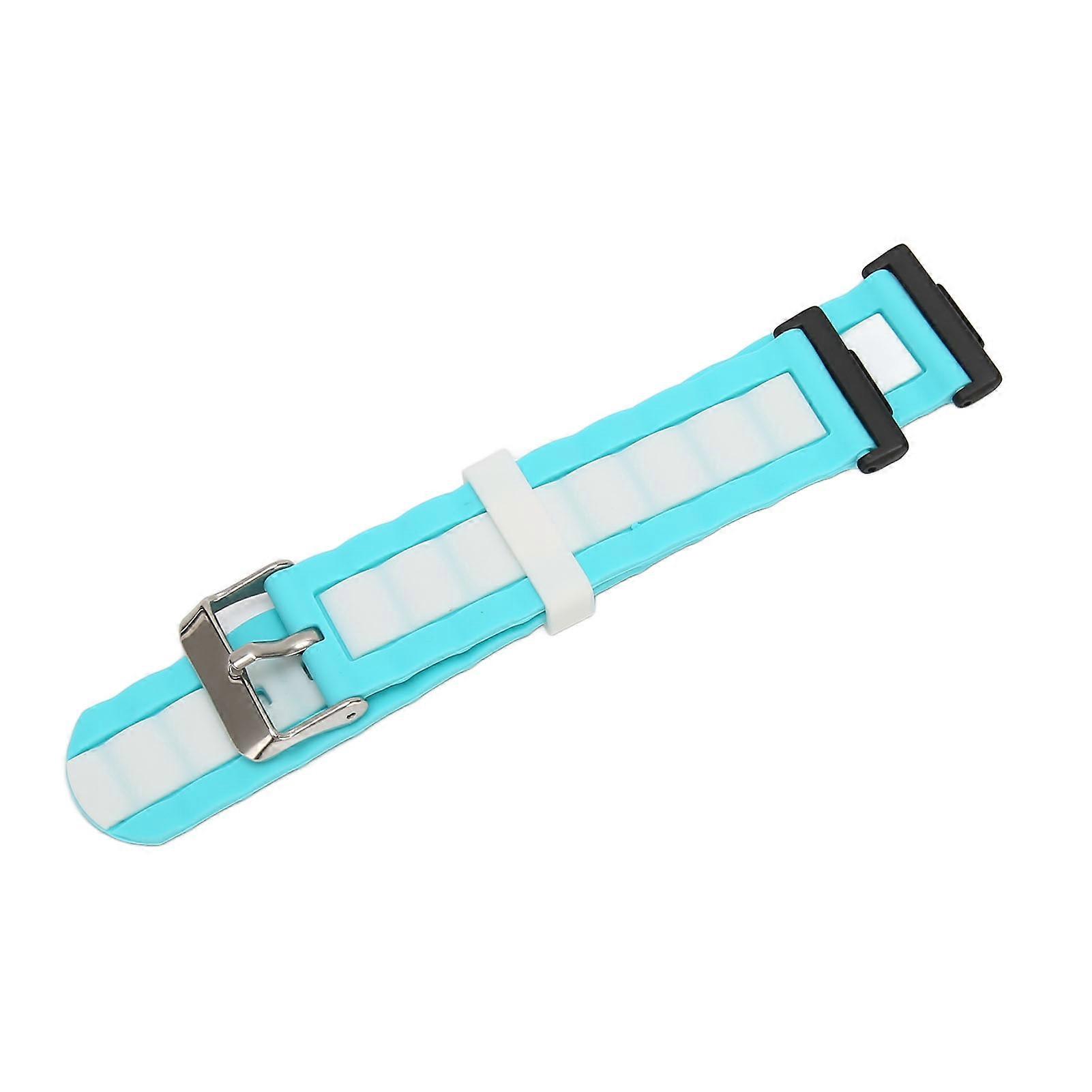 Adjustable White Silicone Waterproof Strap for Watch FIT 2