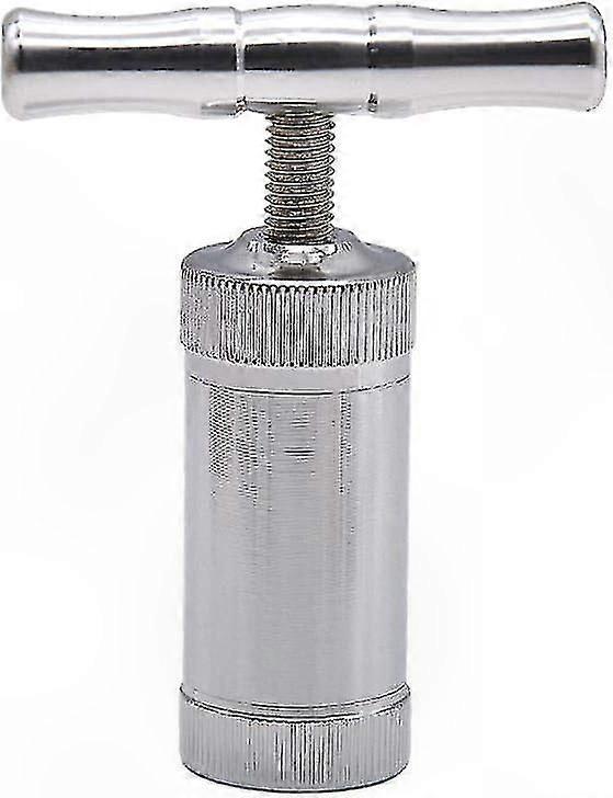 Heavy Duty Zinc Alloy Pollen Press Tool with Single Handle for High Pressure Compression Portable Metal T-Compressor