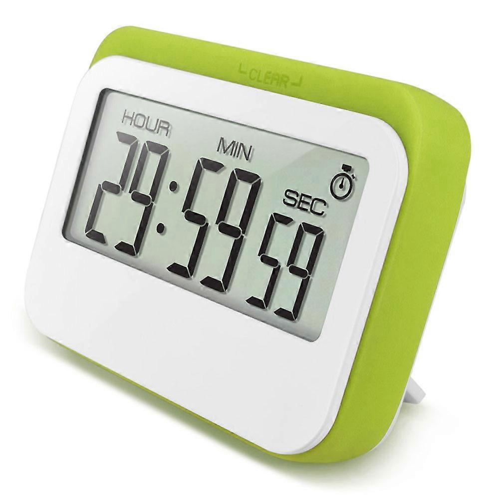 TKdaddy 320 Large Screen Kitchen Timer Countdown Alarm Clock Reminder for Students / Cooking Green