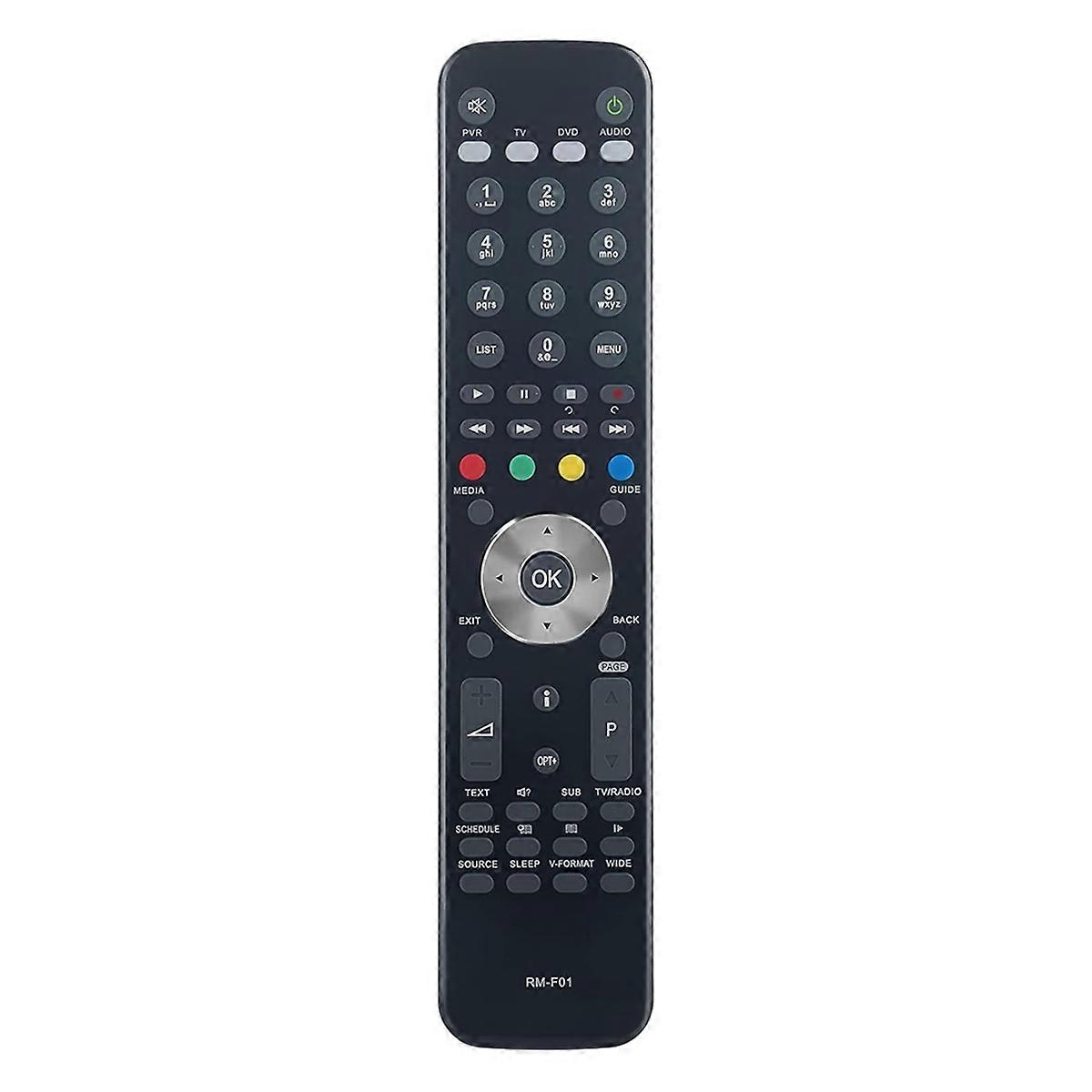 RM-F01 Remote Control Replacement for Foxsat-HDR 5100X T5600 Smart TV