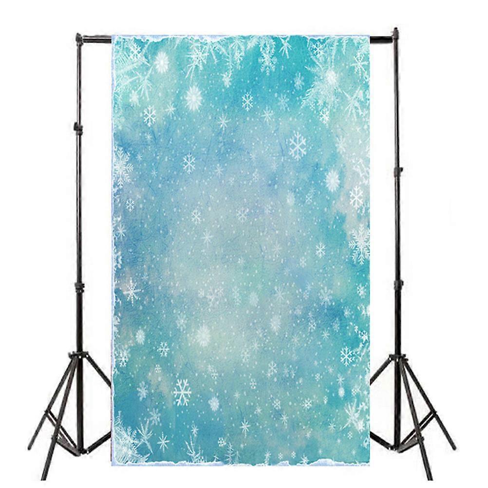 Rectangular Snowflake Background Cloth For Bridal Showers 100 X 150Cm Shrink Resistant 1Pcs