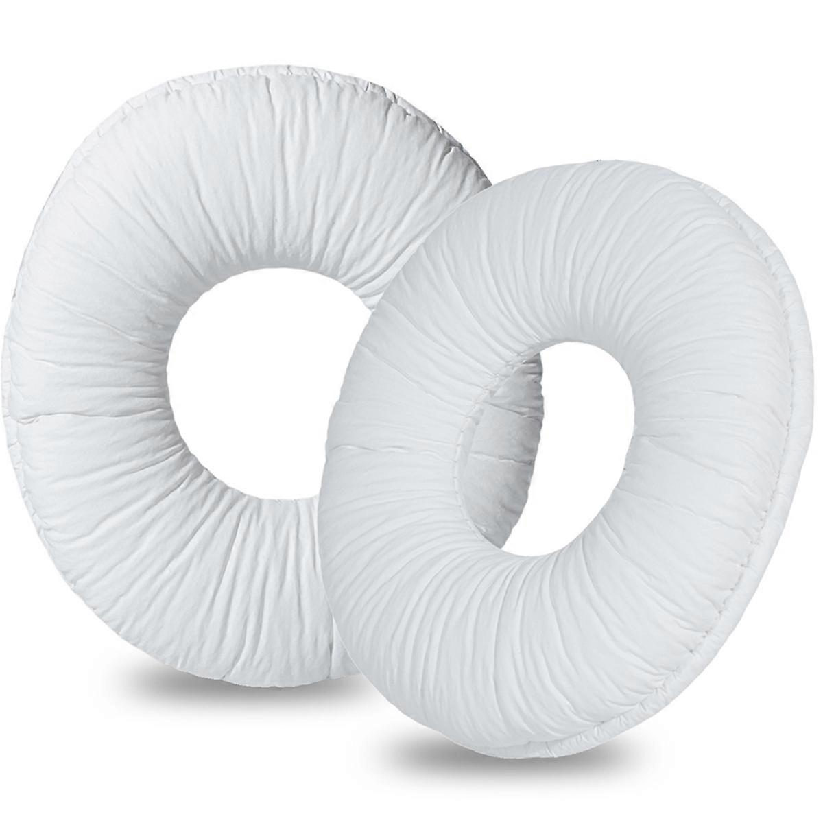 Replacement Earpads for MDR NC8 / MDR-NC8 Headphones Enhanced Sound Isolation Easy Installation White