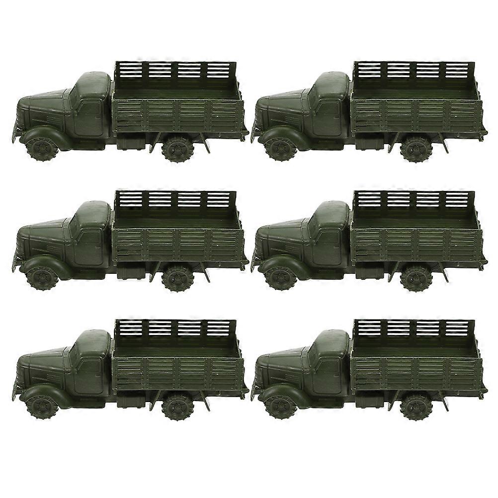 Realistic Truck Sand Table Decor For Children 4.72X1.57X1.57IN PP Construction Imaginative Play 30Pcs