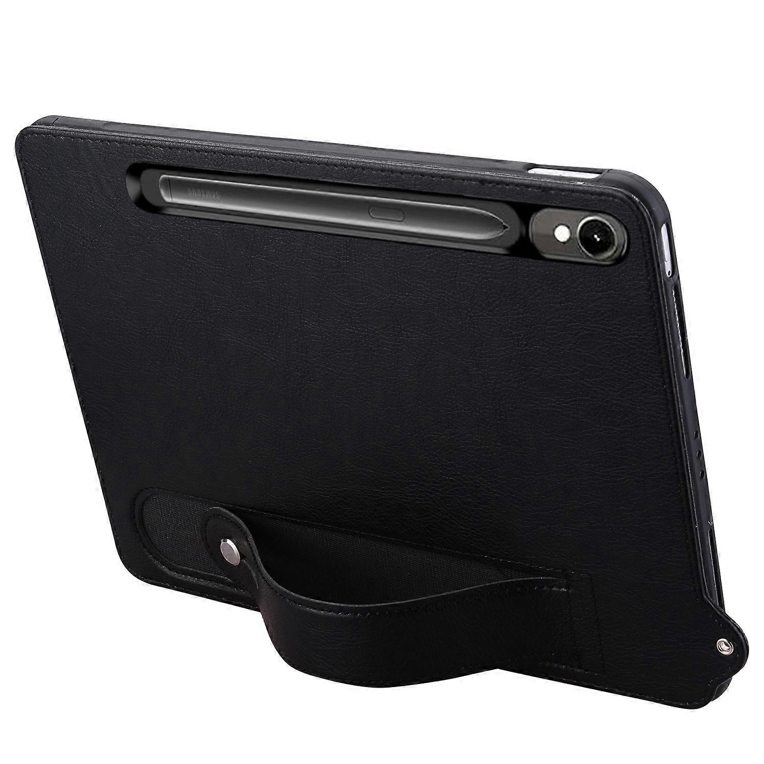 Leather Case For Samsung Galaxy Tab S11 S10 Lite S10 FE S9 S9 FE S8 S7 , Hand Strap Kickstand Tablet