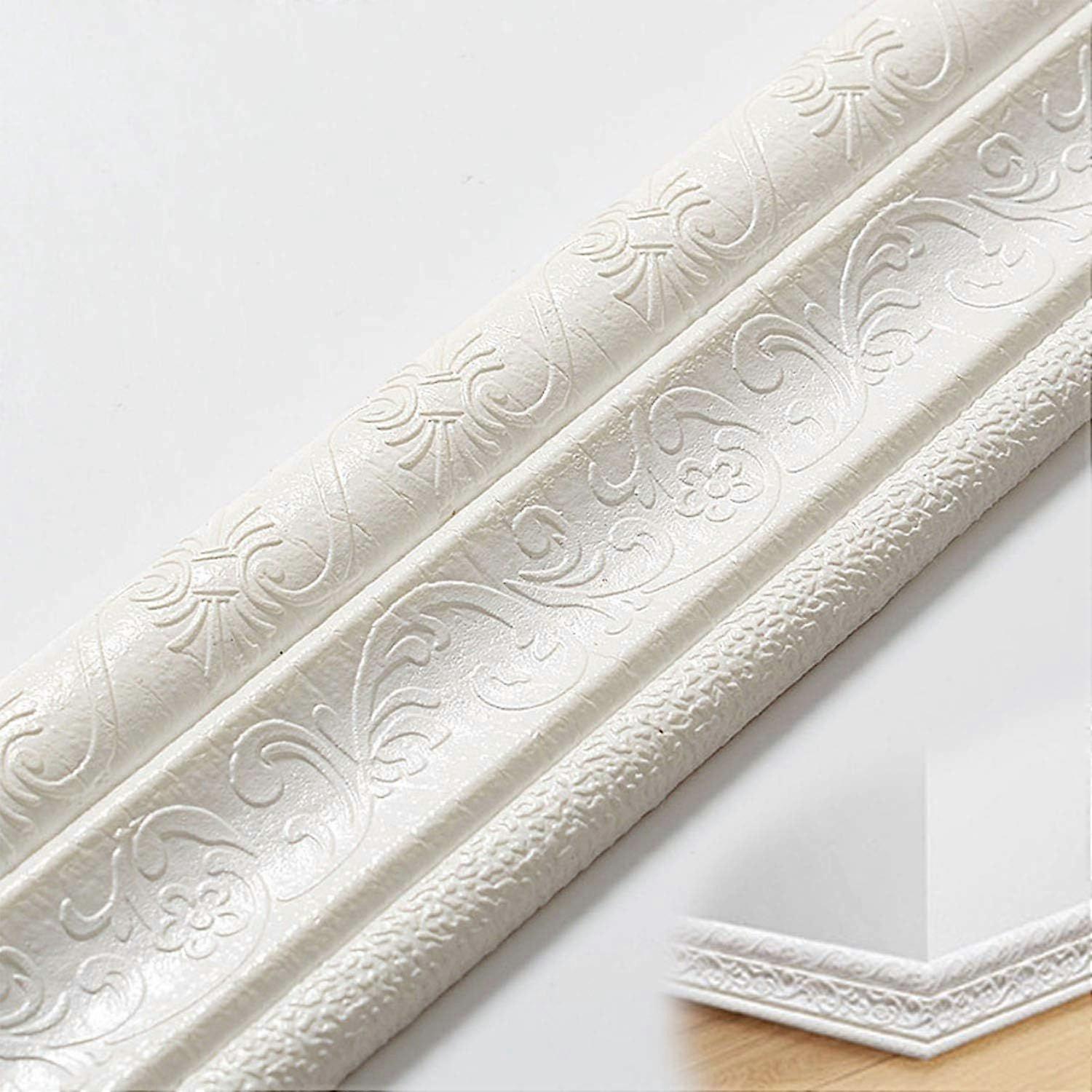 Self-adhesive soft baseboard, Self-adhesive PE foam frame, 3D waterproof