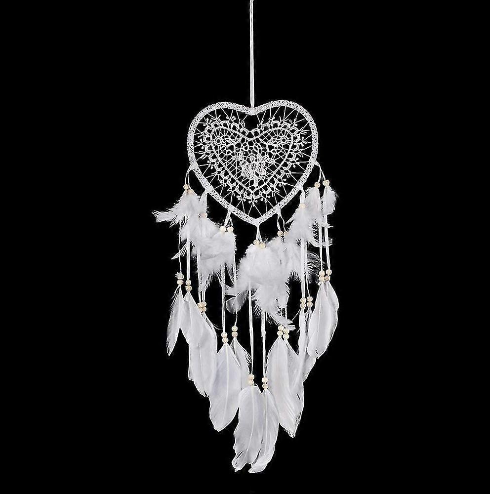 Heart Dream Catcher Boho Stil Handgemachtes LED-Licht