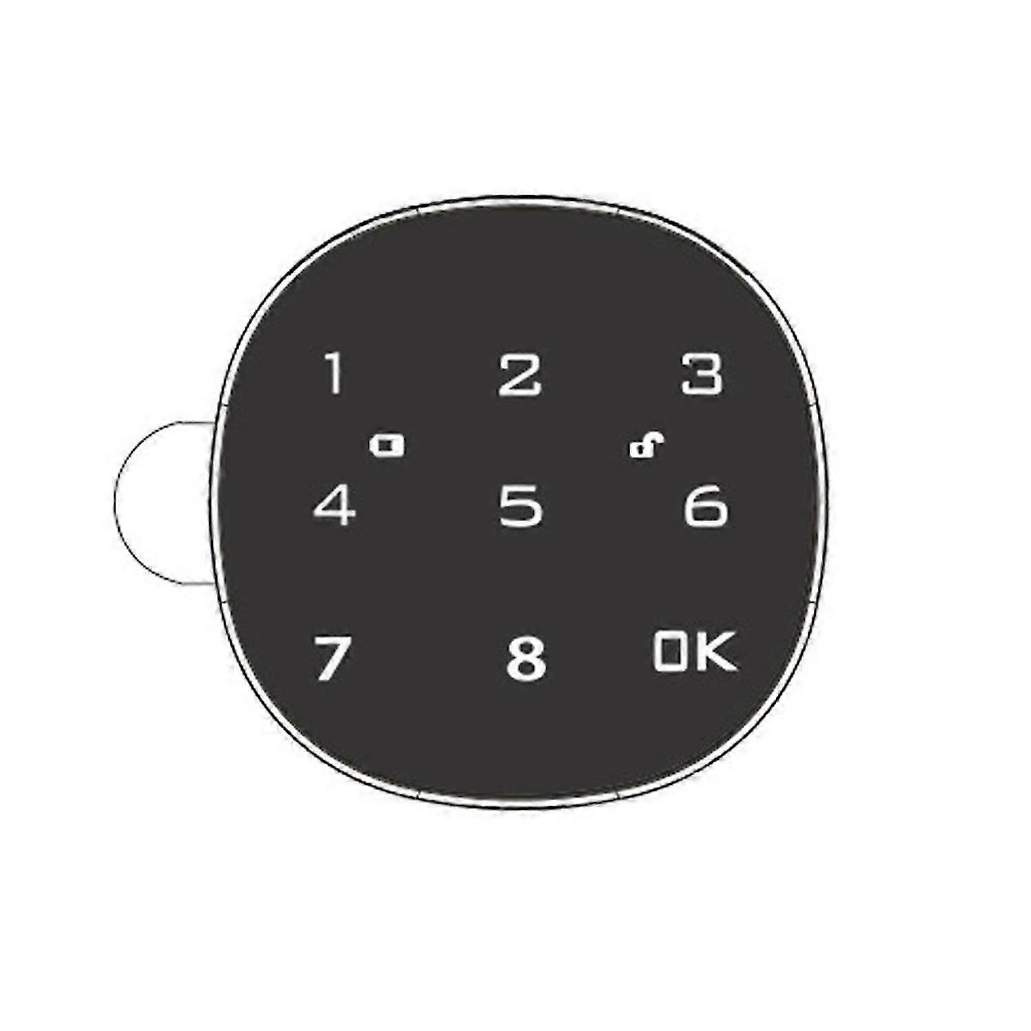 Digital Electronic Smart Mailbox Lock Touch Screen Lock, 20MM