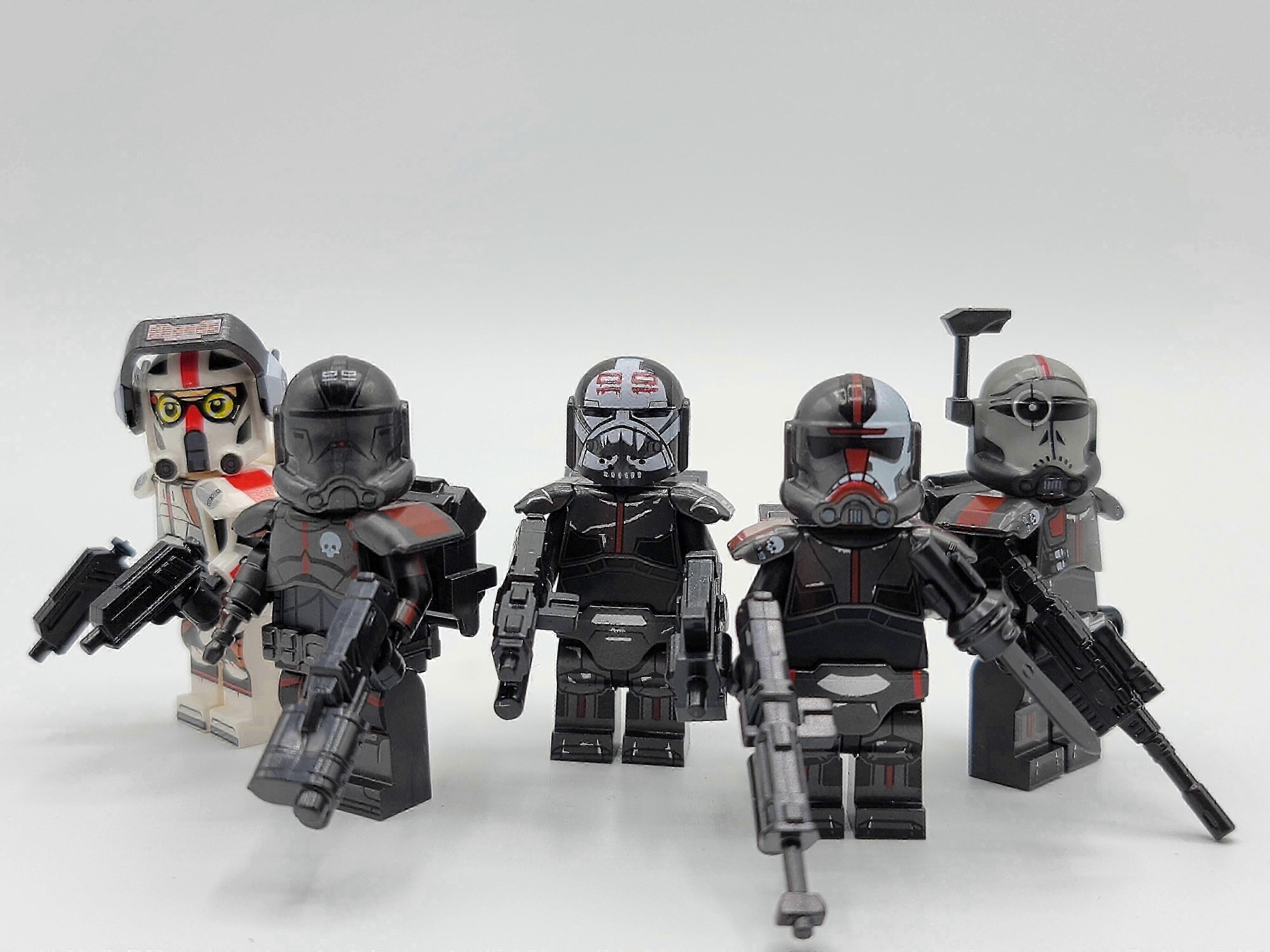 2025 Star Wars Bad Batch Custom Minifigure 5-Pack