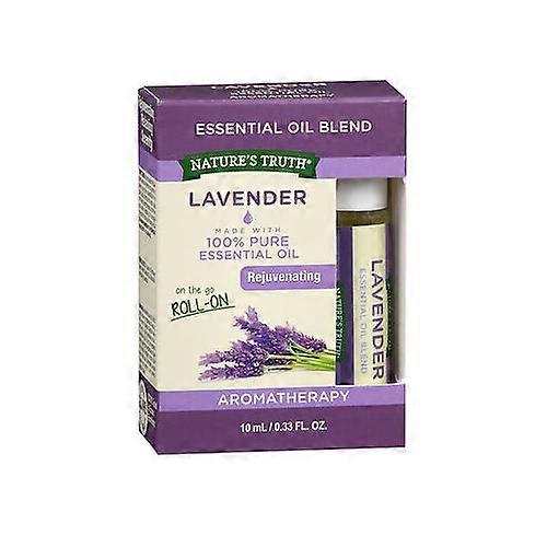 Nature's Truth Pure Essential Oil On The Go Roll-On Lavender ,Lavender Roll On .34 Oz (Pack of 1)