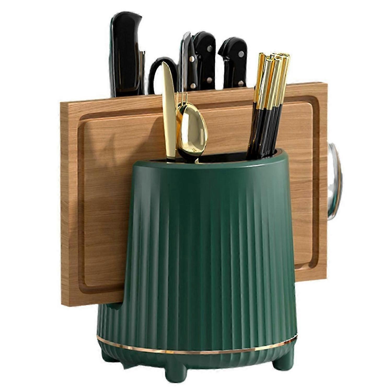 Rotating Knife Rack, Chopsticks, Fork Storage Rack Storage Box, C