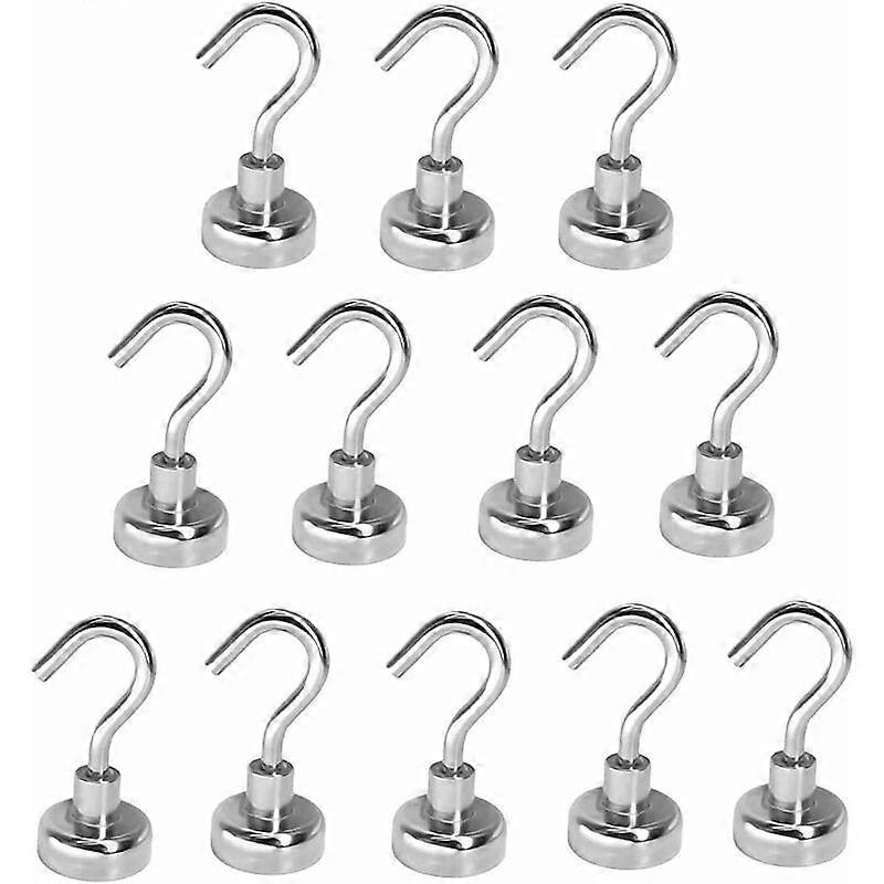 12 magnetic hooks force 8KG, 16 mm magnets Magnetic for doors, cupboards,