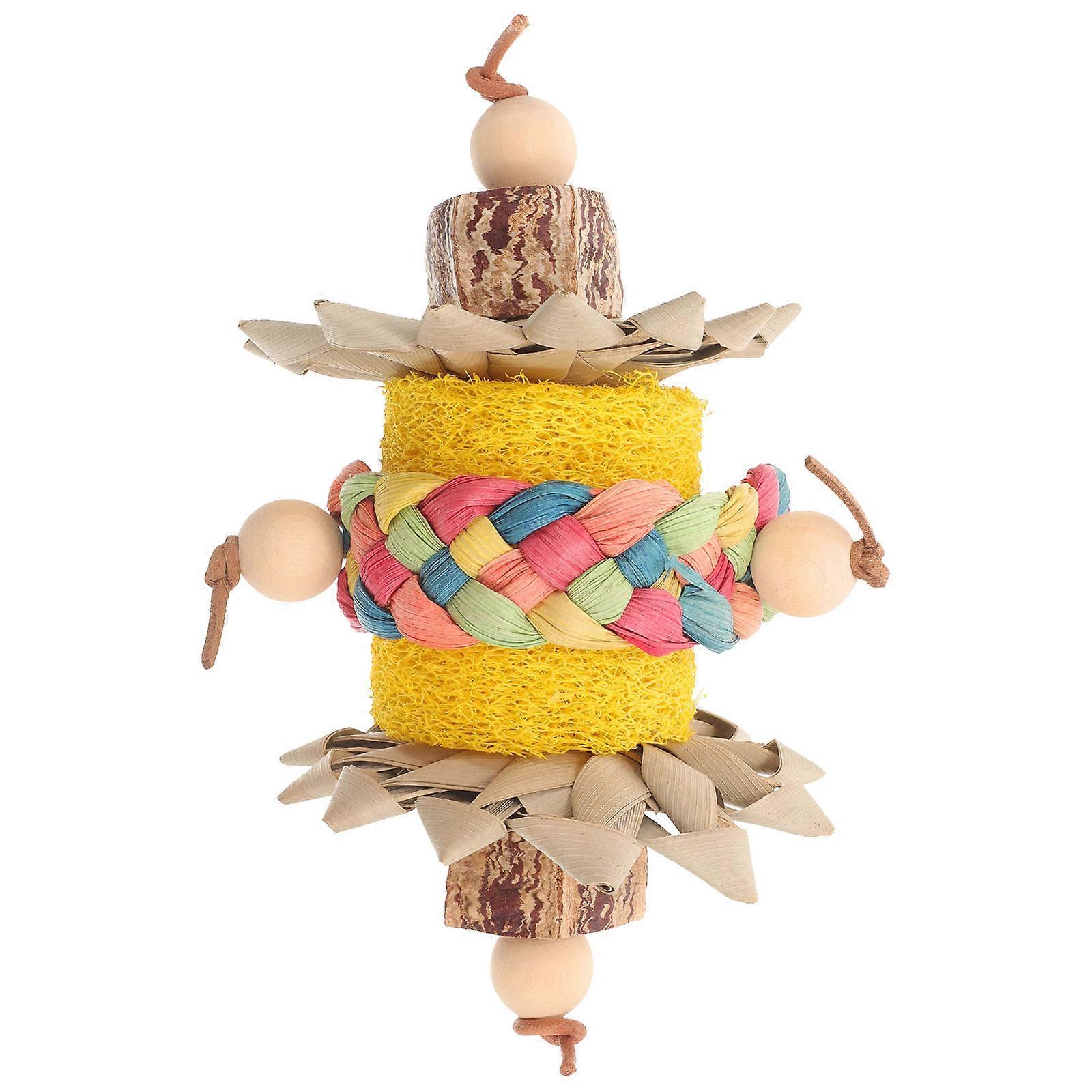 Parrot Chewing Toy for Birds Durable Wear-Resist 4Pcs Collection
