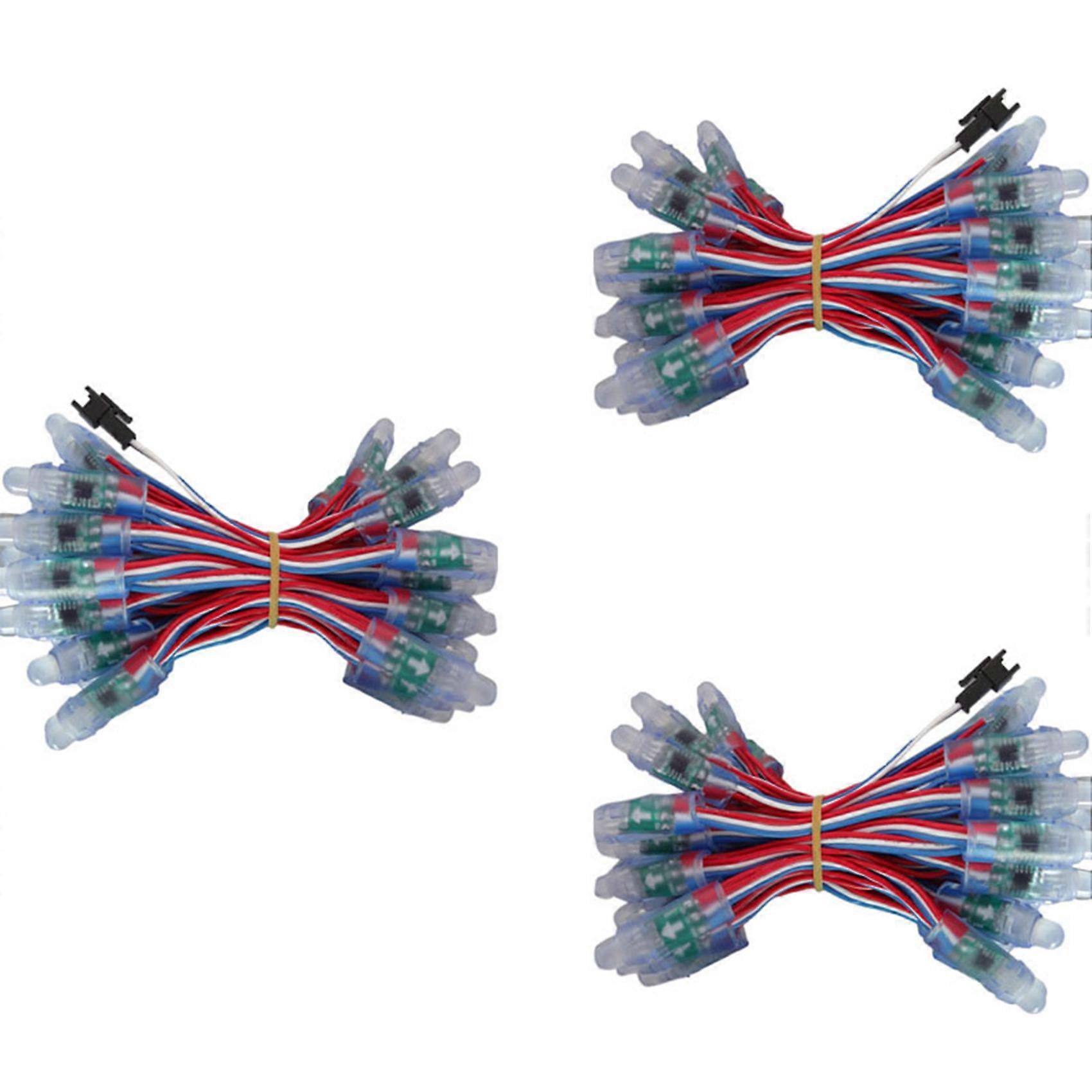 150Pcs WS2811 LED Pixel Light String Advertising Pouring Waterproof Full Color Perforated Light 12mm