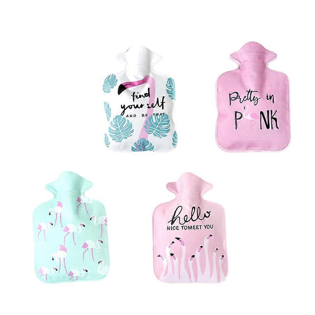 Winter Hot Water Bag for Warm Hands 4Pcs PVC Multi-Color Hot-Water Bag