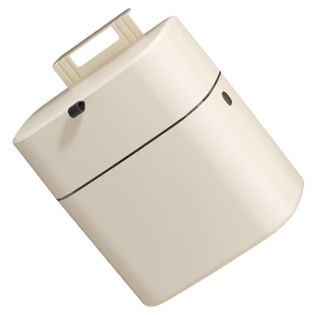 12l WallMounted Trash Can Lid NoDrill Installation Sealed Design For Kitchen And Bathroom Color DualUse Rubbish Bin