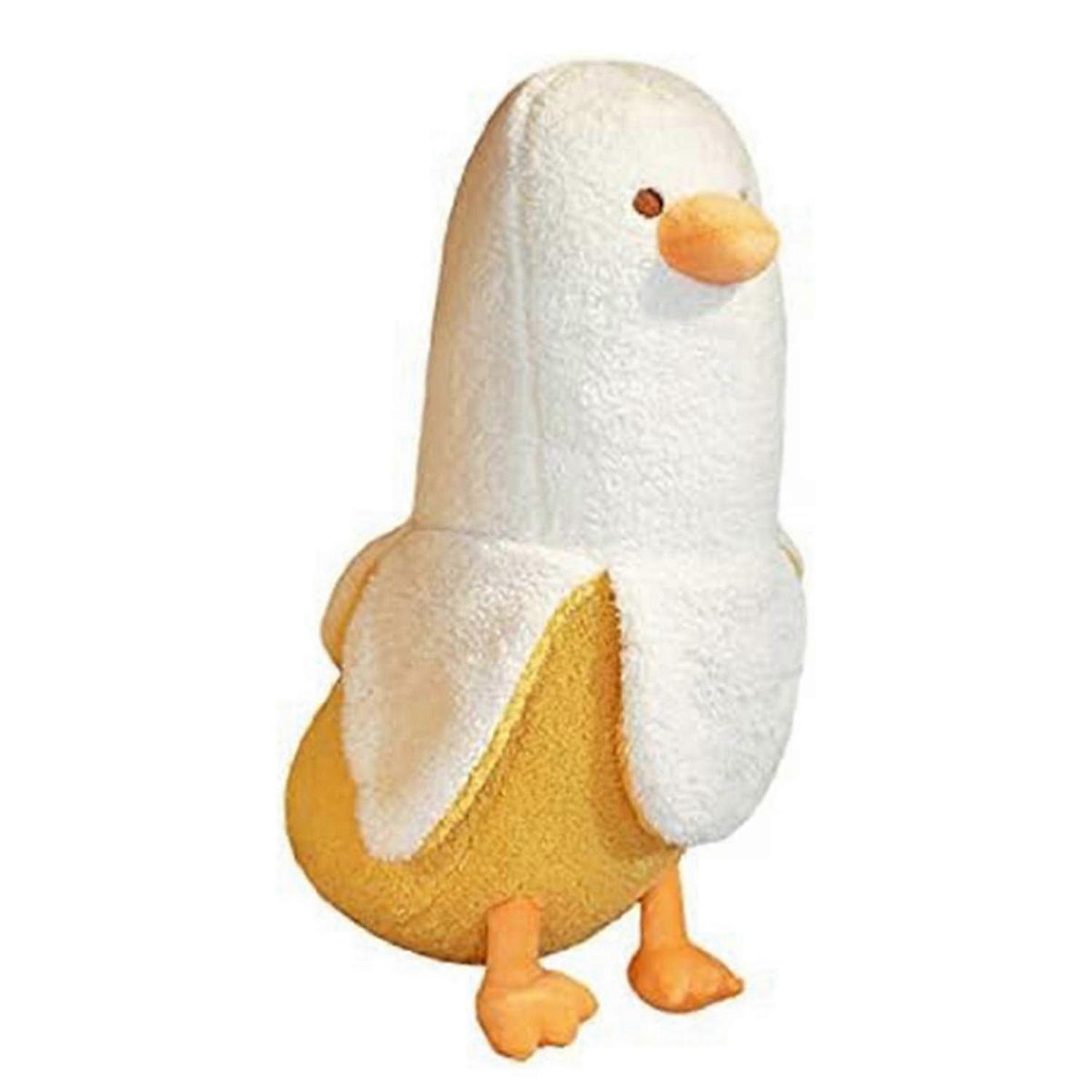 Banana Duck Plush Toy Cute Plushie Hugging Plush Pillow Duck Stuffed Animal for and