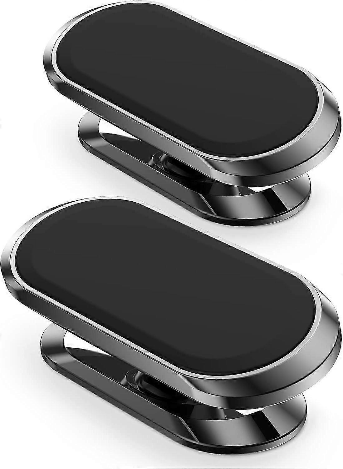 2 Pack Magnetic Phone Holder for Car, Upgrade Magnet - 360 Rotation and Easy Installation, Compatible with All Smartphones