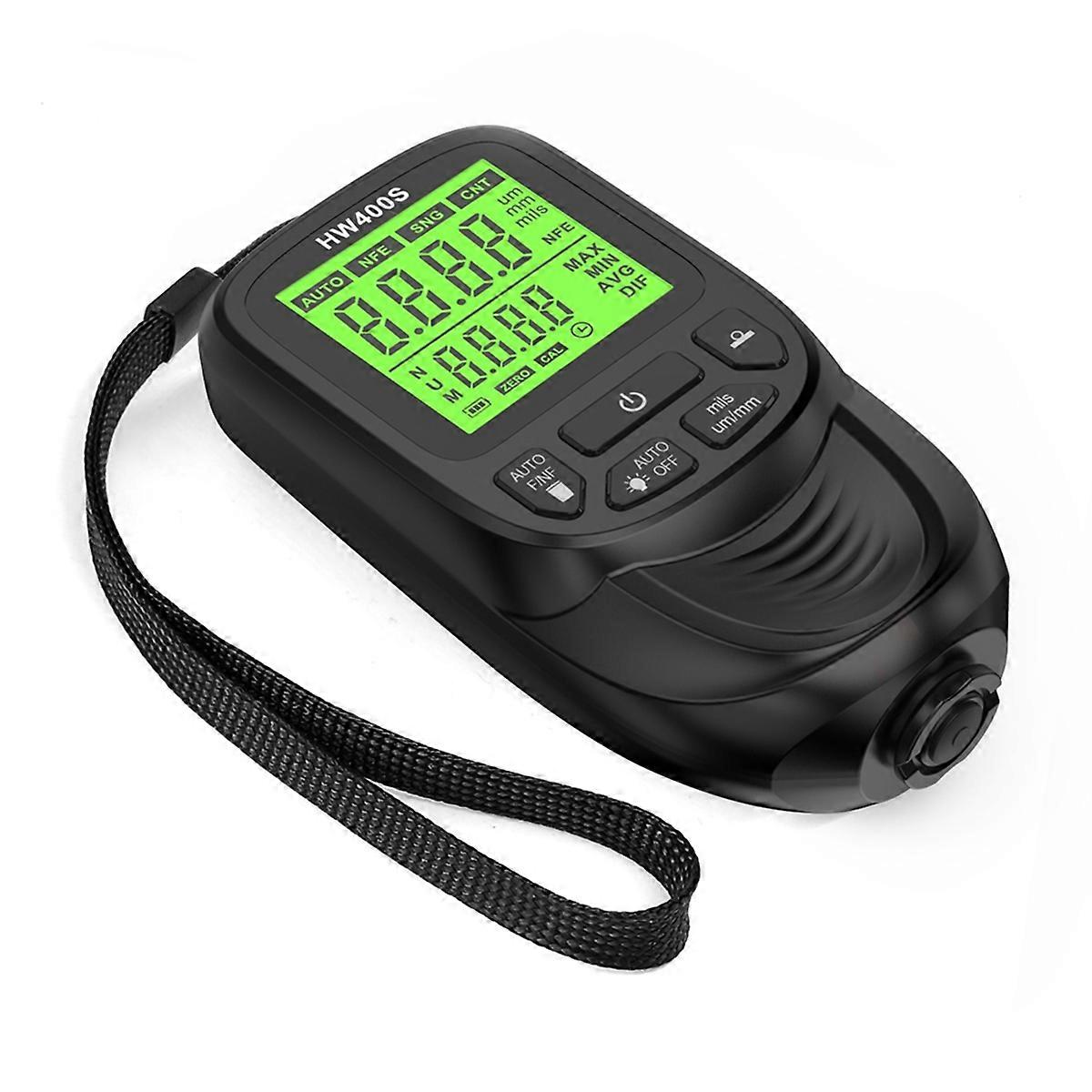 Digital Car Paint Thickness Gauge HW400S Coating Meter black