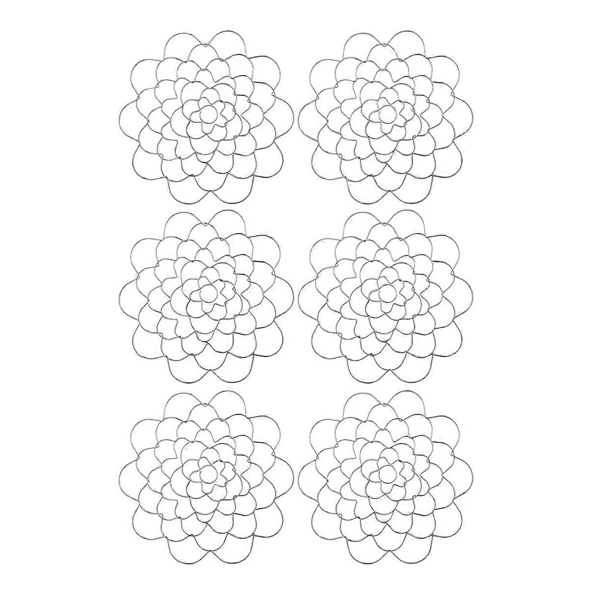 6 Pcs Flower Arrangement Holder Flower Frog Wire (8 Inch)