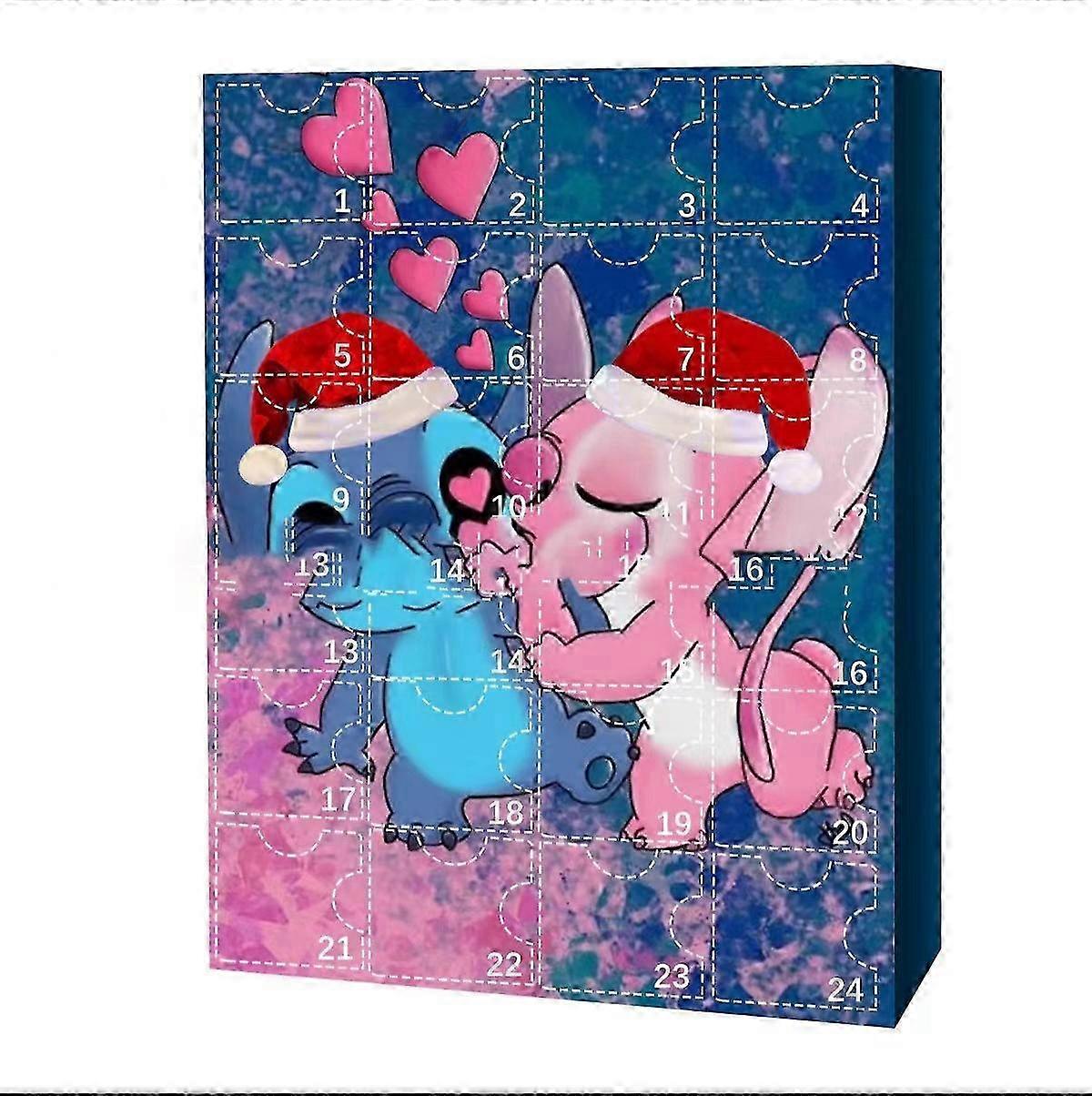 Christmas Advent Calendar Christmas Advent Calendar 24 Countdown Stitch Disney Cute Mickey Ornaments Mickey Mouse Hand-made Blind Box Doll