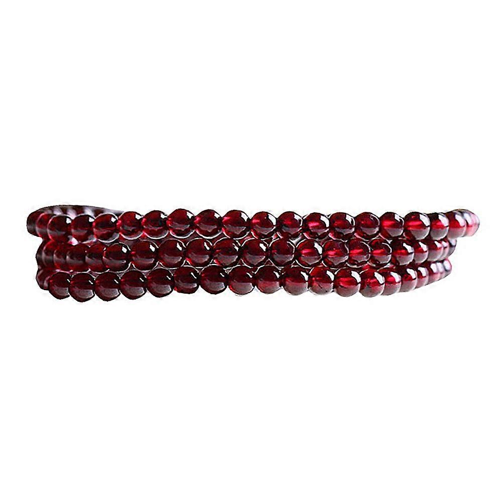 Semi-Finished Bead Garnet Beads for Decoration 1Pcs Garnet String