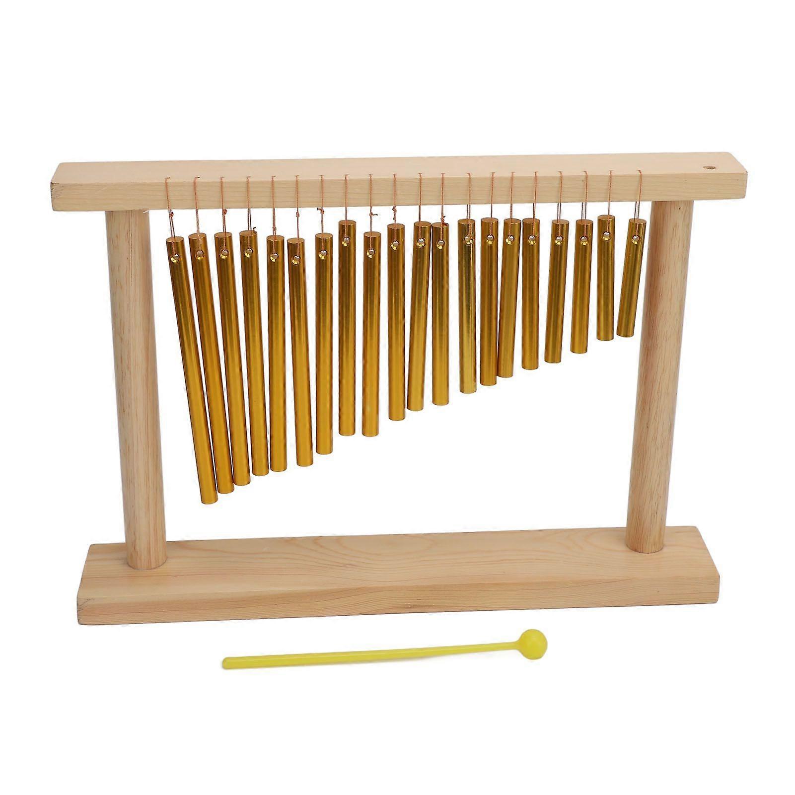 20 Note Bar Chime Table Top Wind Chime Early Educational Kids Percussion Instrument