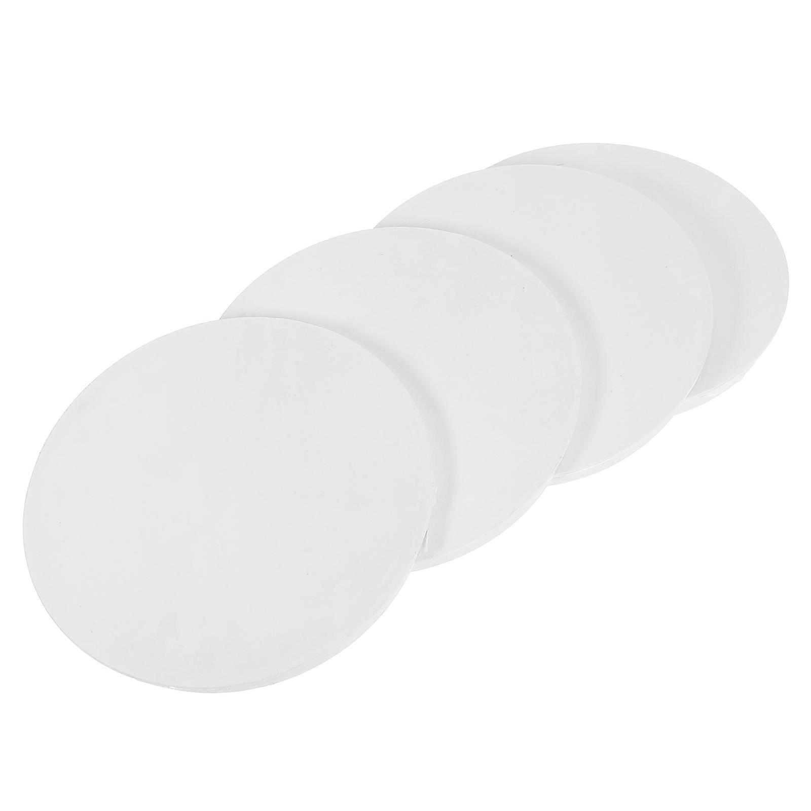 White PVC Pipe End Cap for Water Sealing 8Pcs Durable Plug Covers
